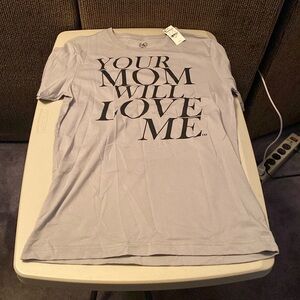 *New* Express short sleeve t-shirt. Size: S. Color: Gray/Black